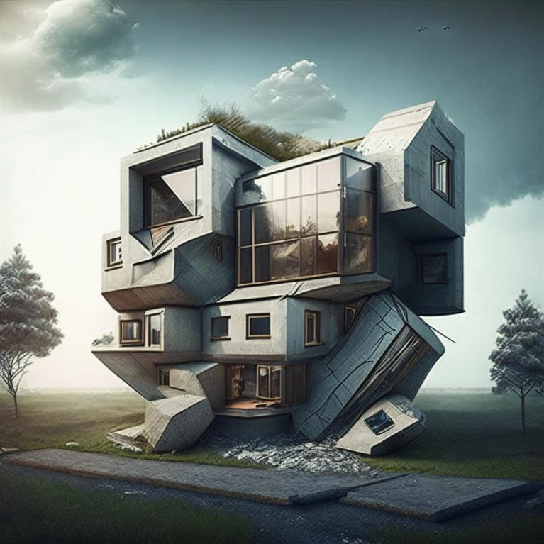 Изображение на тему "Зачем проект дома?" сгенерированное Kandynskyi 2.1