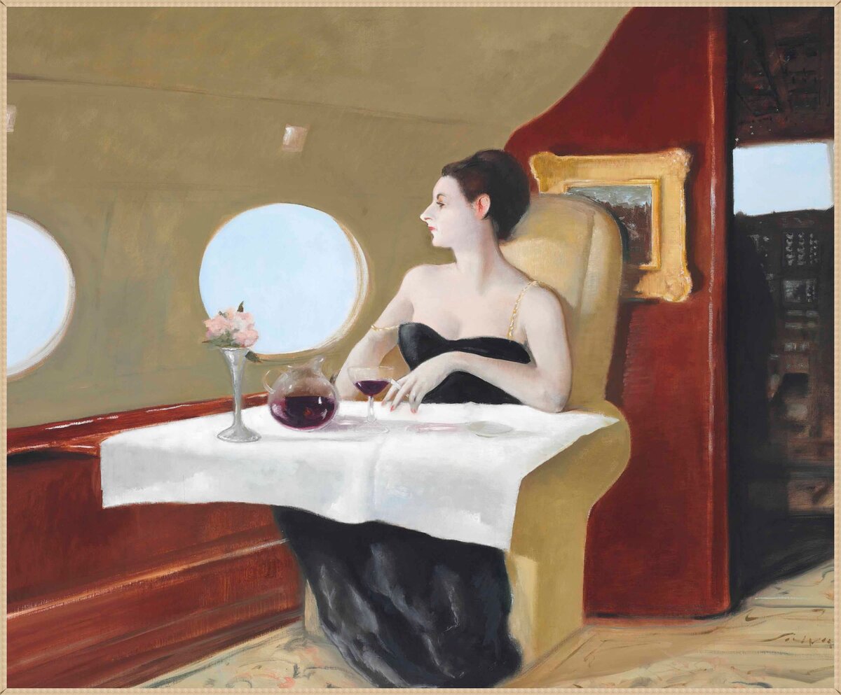 © Хулио Ларраз (Julio Larraz). Дива (Примадонна). 2015