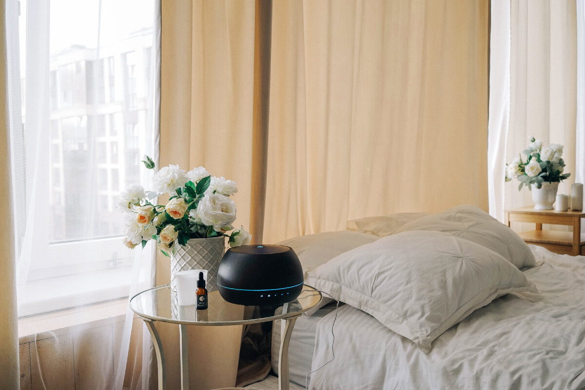 Ультразвуковой аромадиффузор Mandala Wenge и эфирное масло Sens