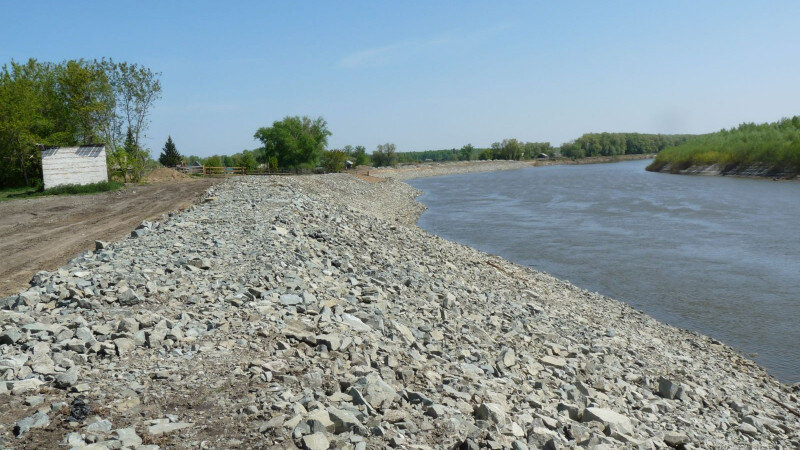     Укрепление берега Чумыш Минприроды Алтайского края