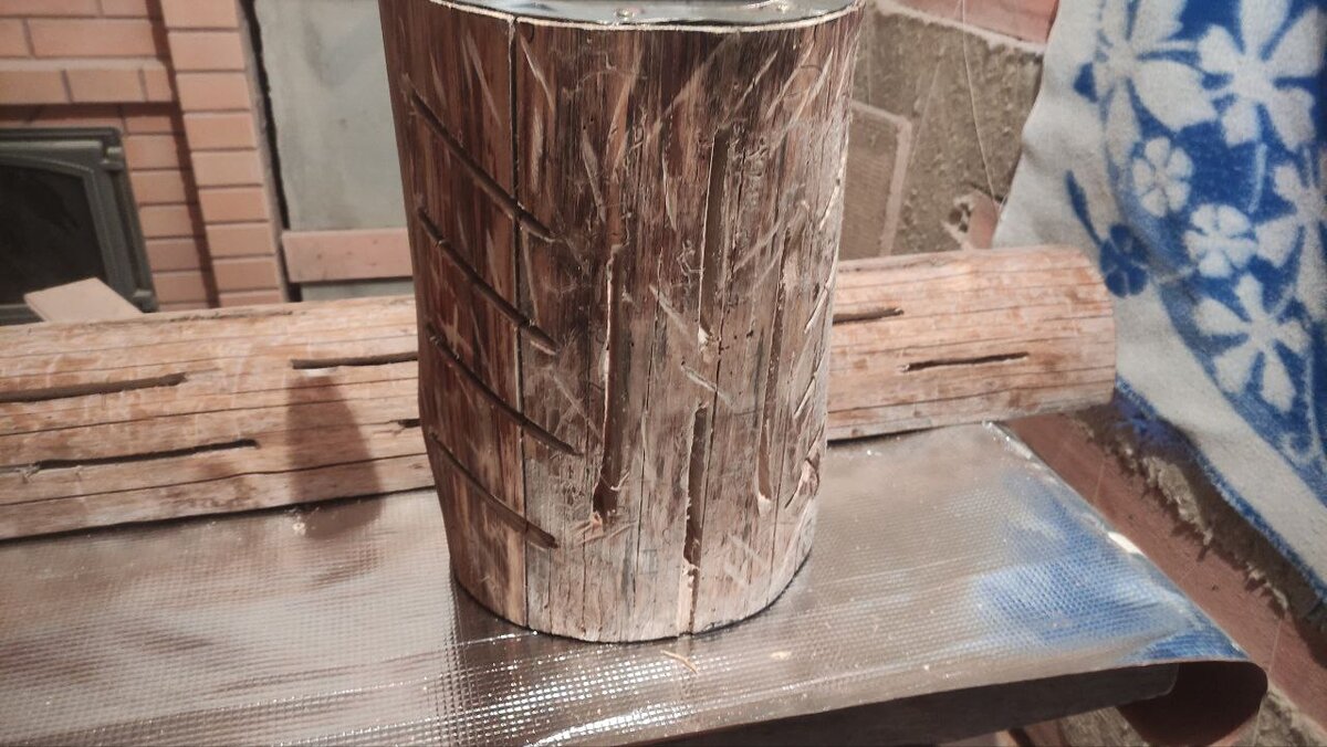 абажур из дерева