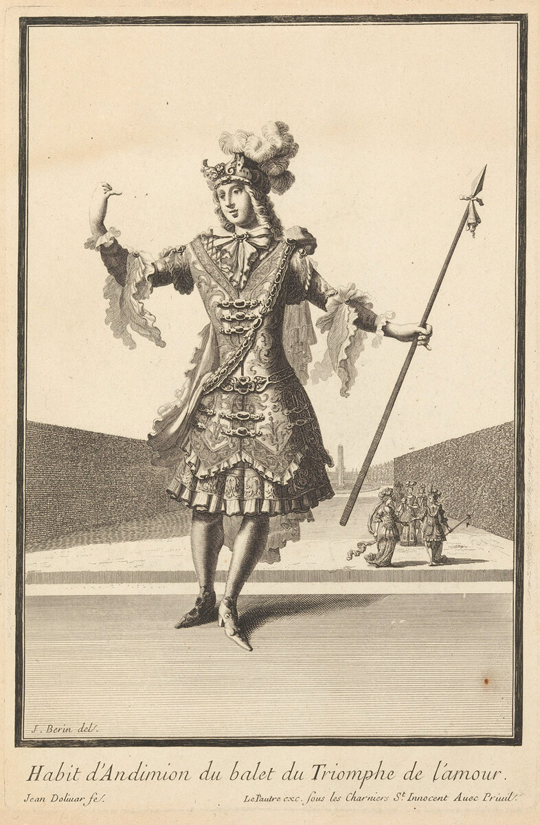 Jean Dolivar "Костюм Эндимиона из балета "Триумф любви" 