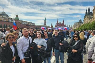    Химчане на праздновании Дня России на Красной Площади © Пресс-служба администрации г.о. Химки
