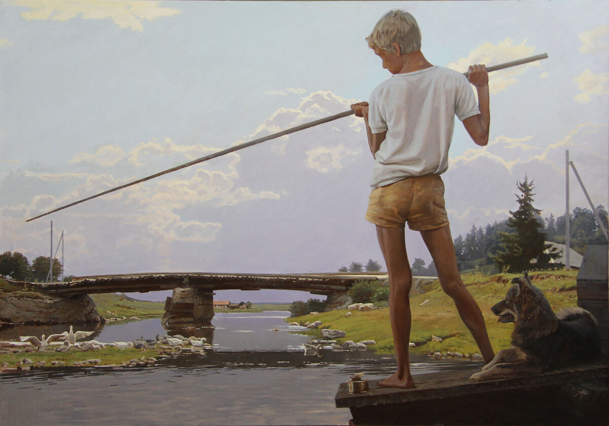 Художник Андрей Подшивалов.«Тишина». 140х200см