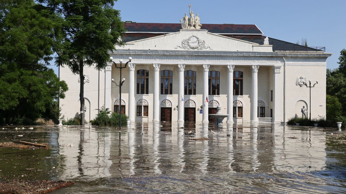 Дом культуры в Новой Каховке. Фото: Алексей Коновалов