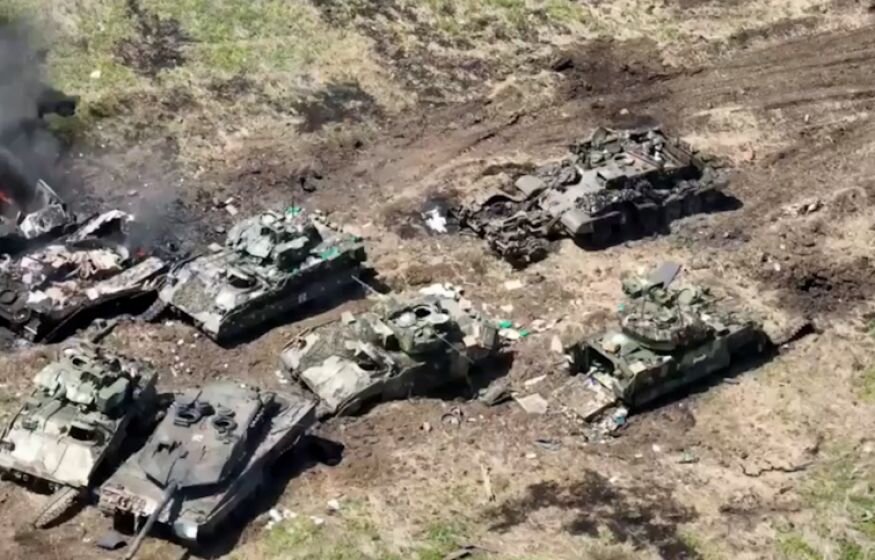    Танки ВСУ попали в российскую ловушку