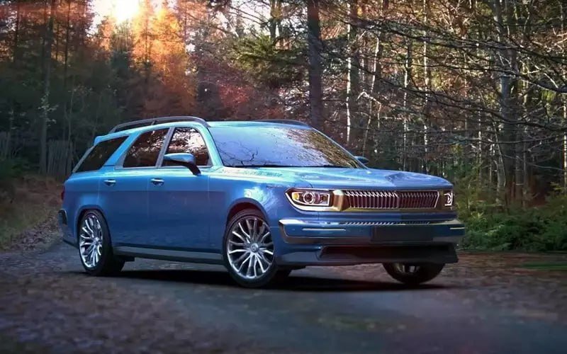 Рендер т.н. "новой "Волги". Мне нравится, чо.