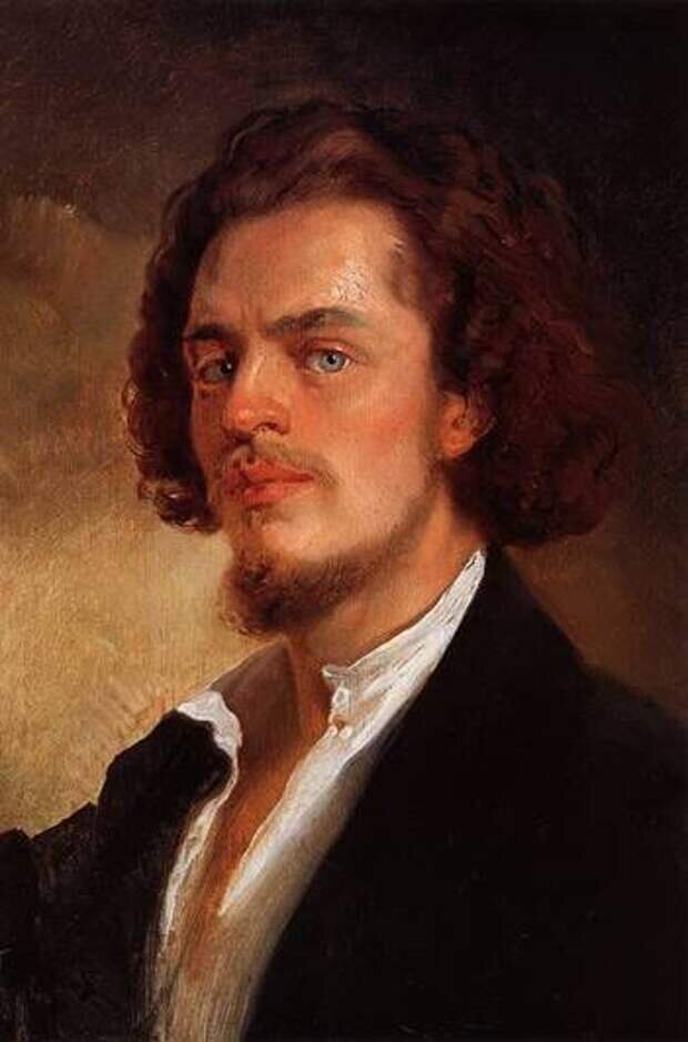 Константин Егорович Маковский, автопортрет.