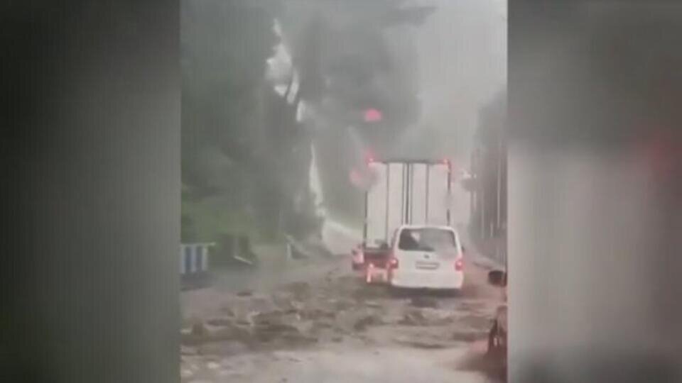 Дождь сочи карта