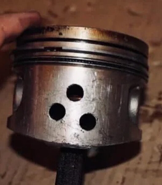 Пример издевательства над поршнем