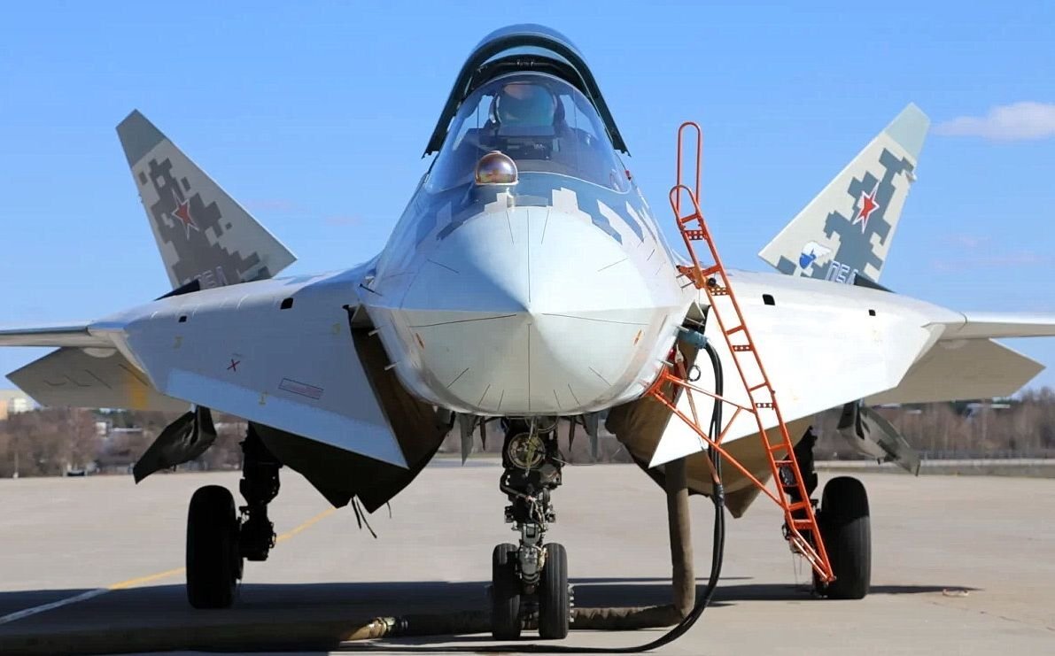 Российский истребитель Су-57. Фото из открытых источников