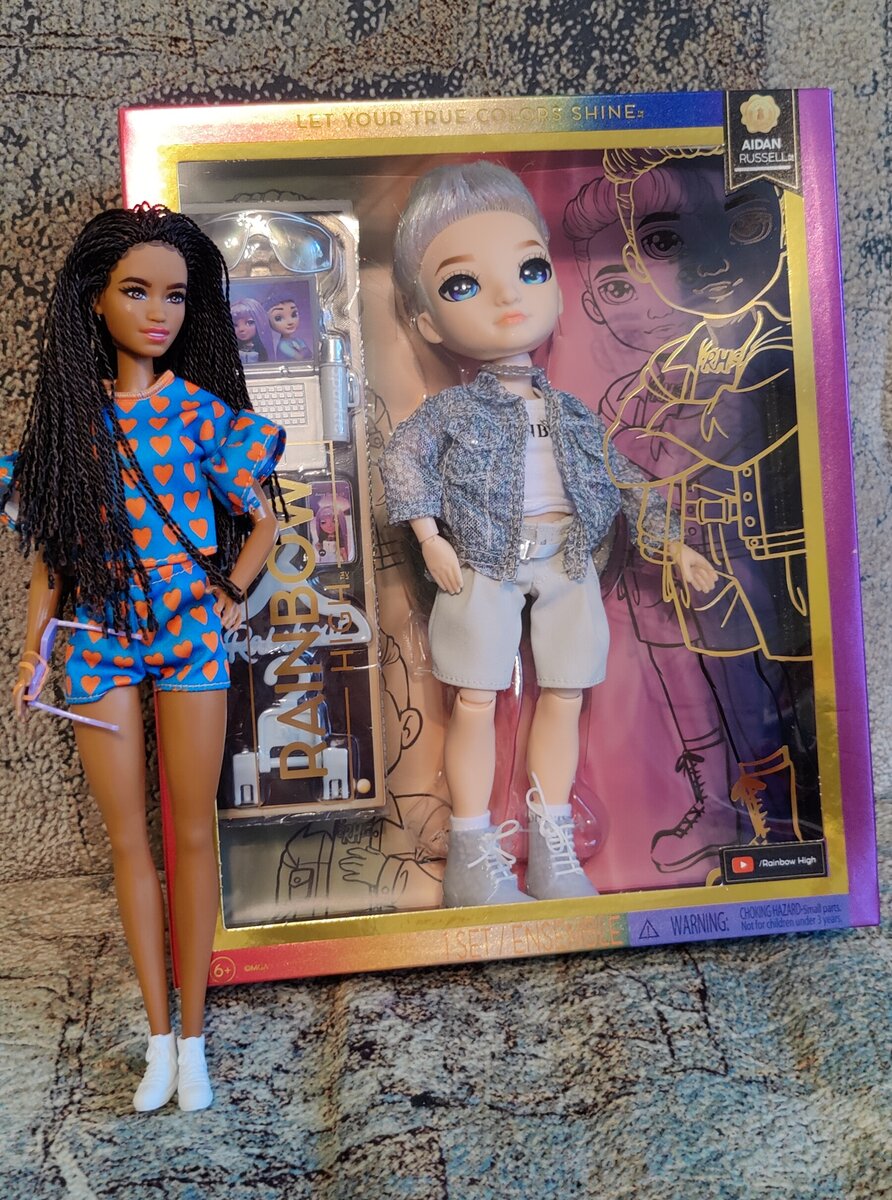 Barbie Fashionistas и Rainbow high 