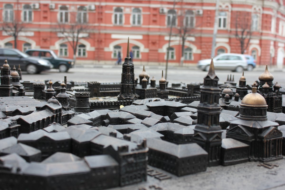    С макета исторического центра Тулы пропали некоторые здания