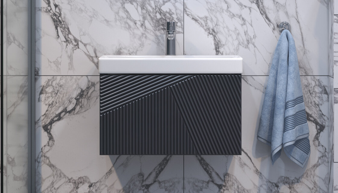 ТУМБА ПОДВЕСНАЯ EDGE 60.1Y, ГРАФИТ