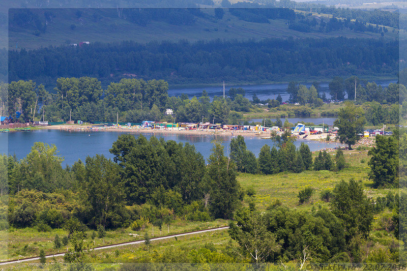 1. Пляж на красном озере © NickFW - 22.07.2016г.