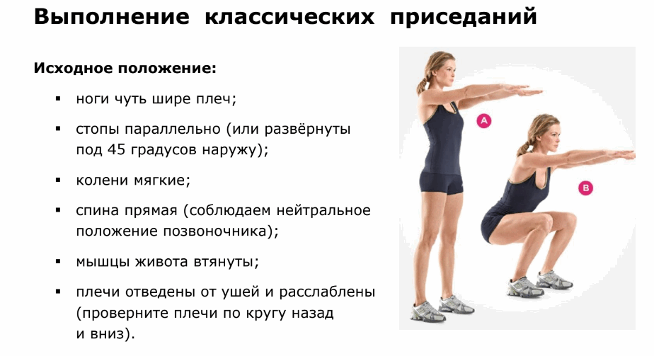 Как приседать