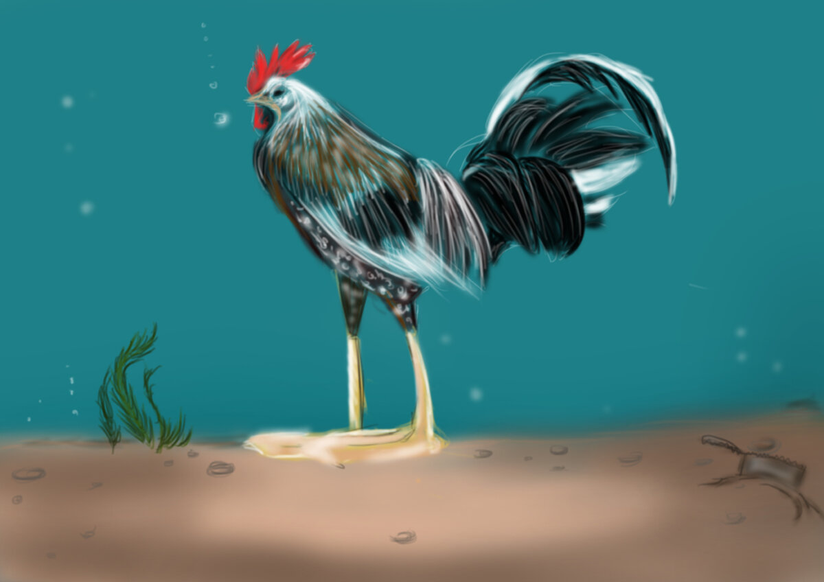 Рисунок по описаниям очевидцев выполнина Вероника Голенкова.