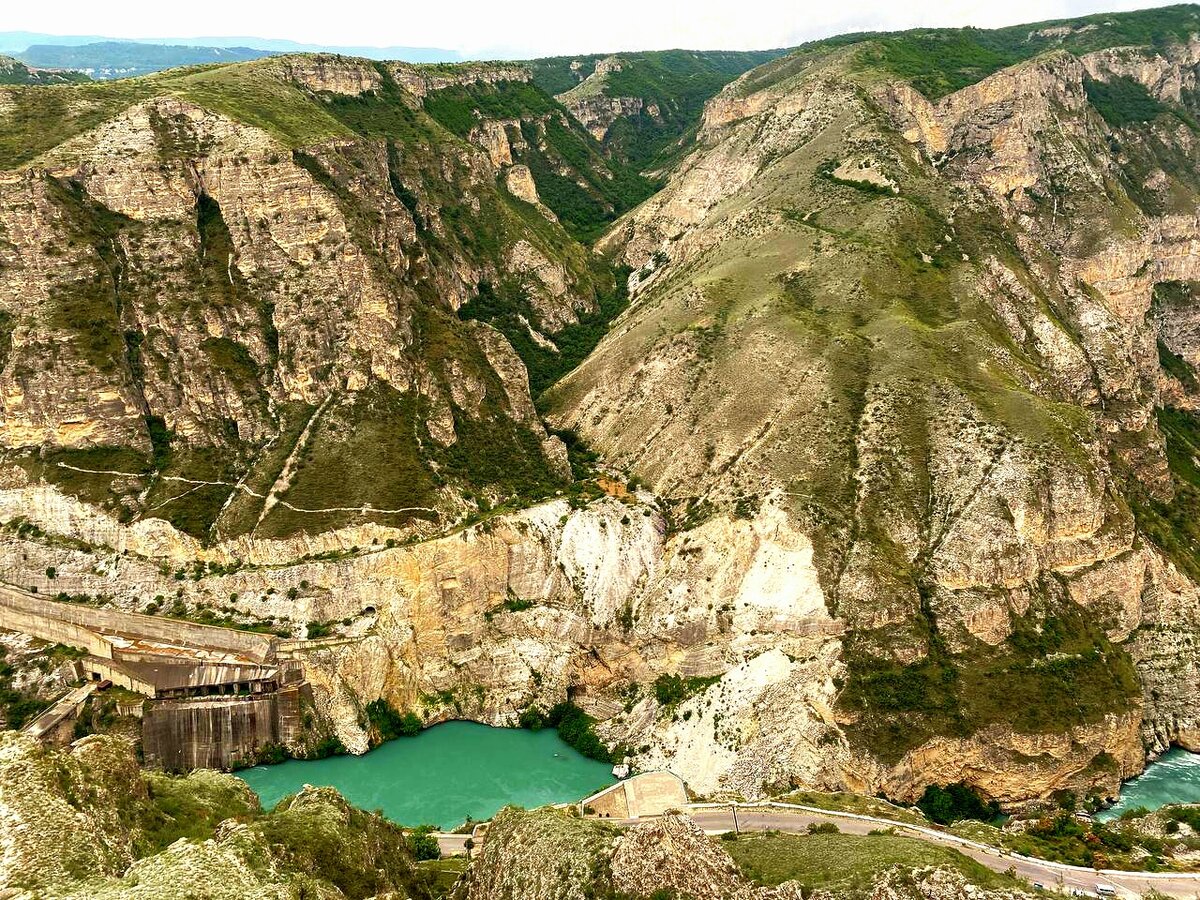 Карта сулакского каньона в дагестане