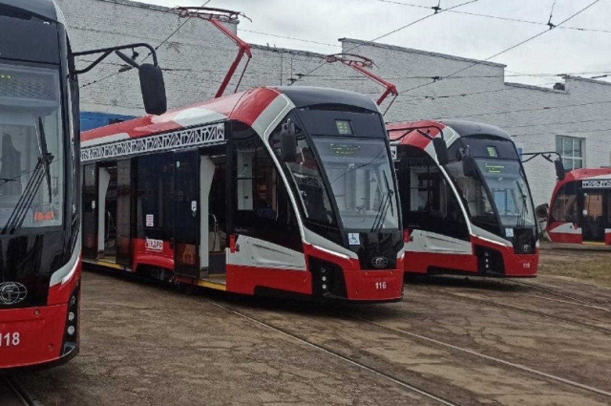    В Тулу прибыли 11 новых трамваев