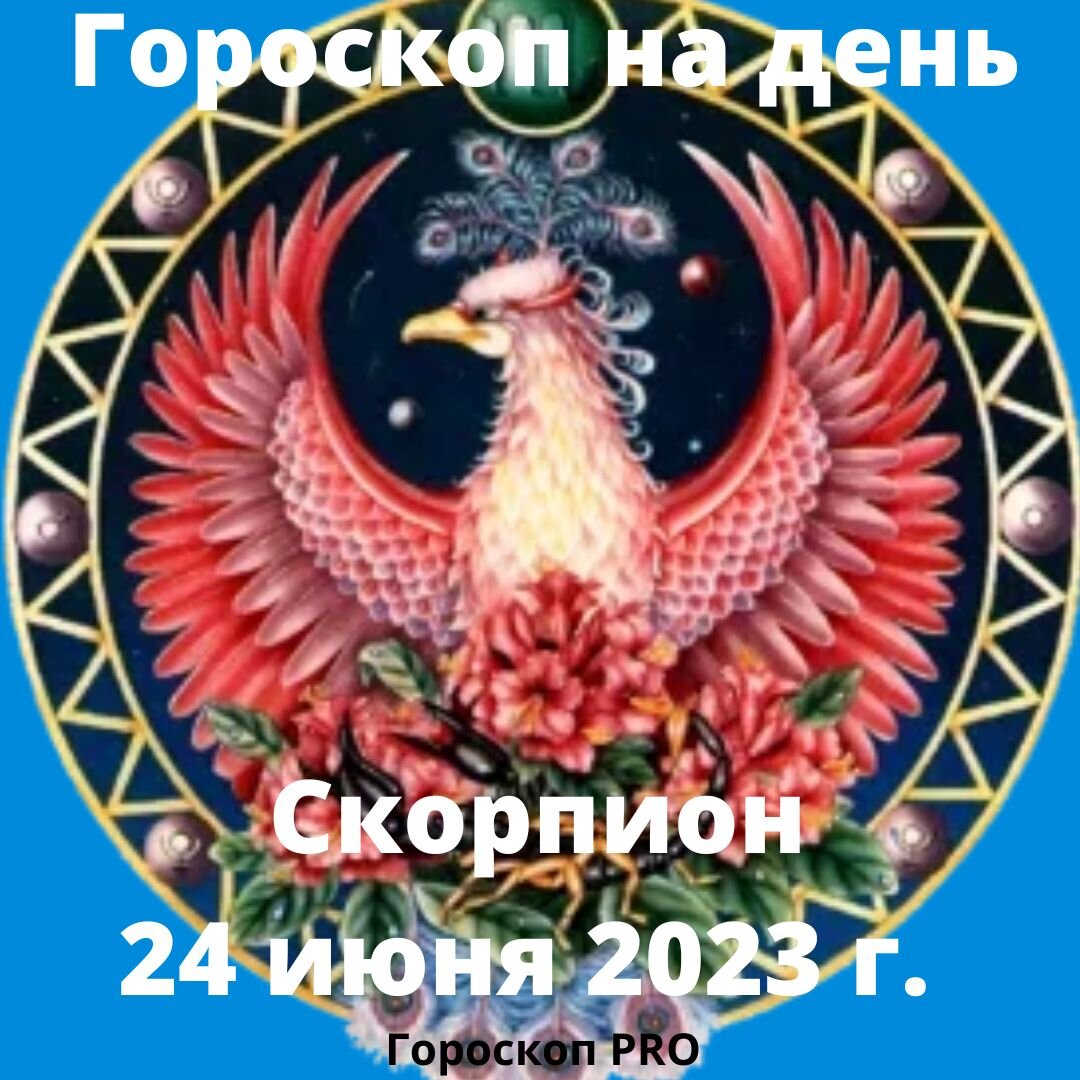 Скорпион. Гороскоп на сегодня, 24 июня 2023 года. | Goroskop Pro | Дзен 