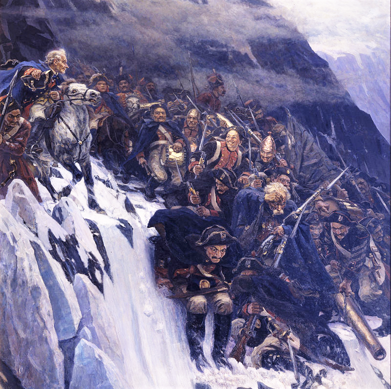 Переход Суворовым через Альпы