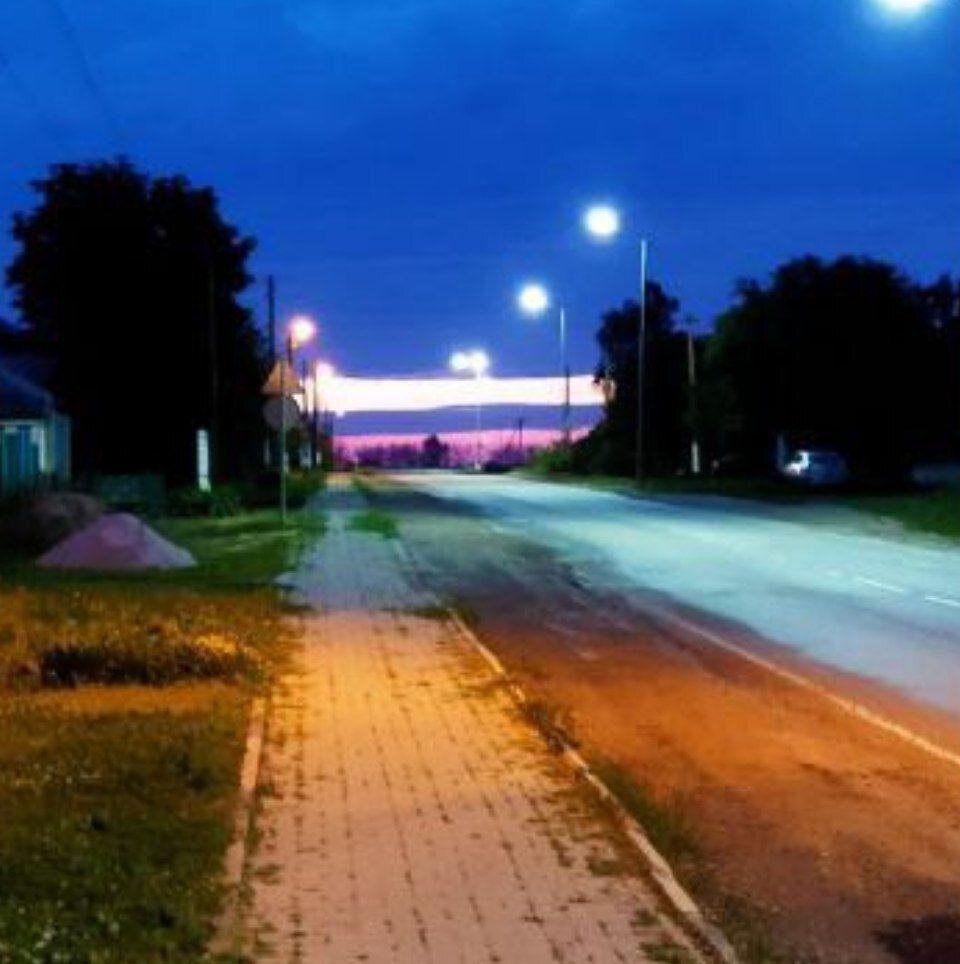 Вчерашний символический закат в городе Валуйки...