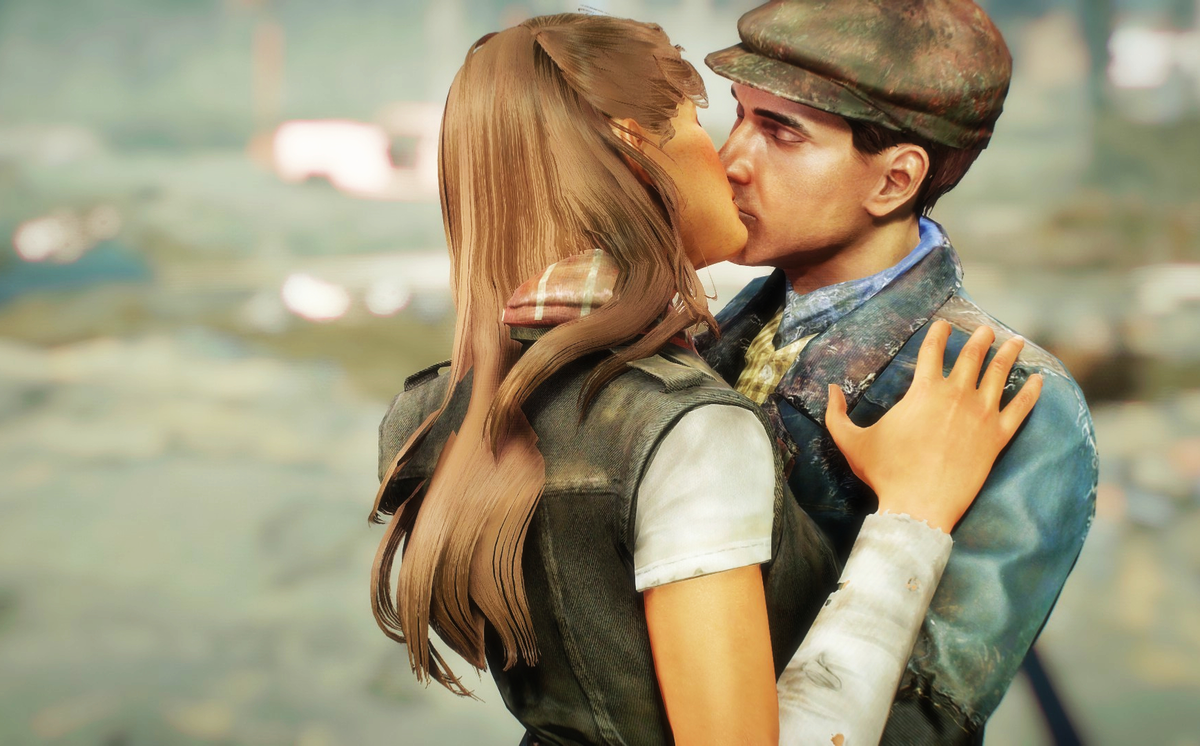 Игра двое выживших. Фоллаут 4 поцелуй. Fallout 4 Mod поцелуй. Фоллаут 4. объятия любви. Фоллаут 4 моды на поцелуи.