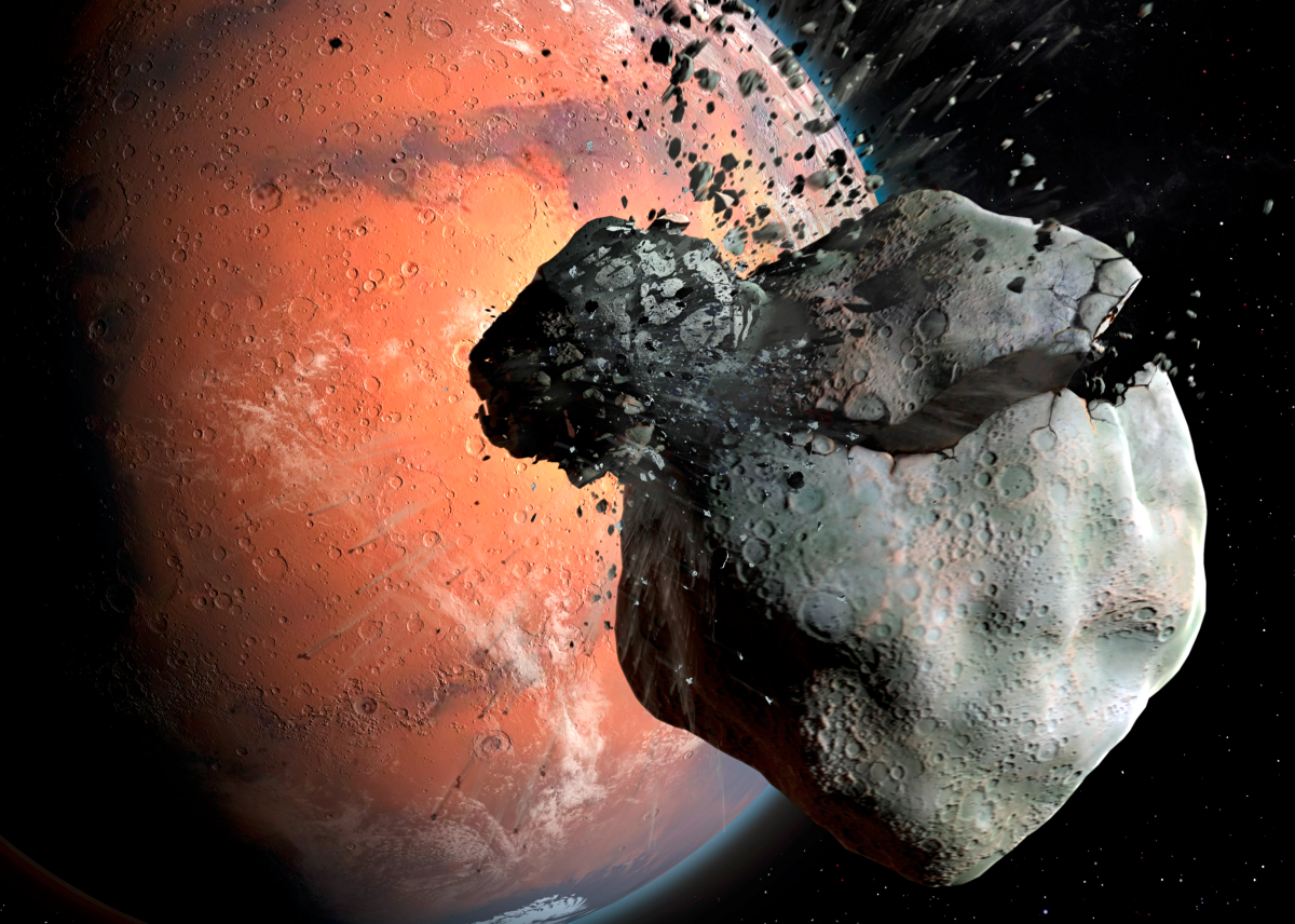 Через 20 миллионов лет Фобос будет разрушен гравитацией Марса.