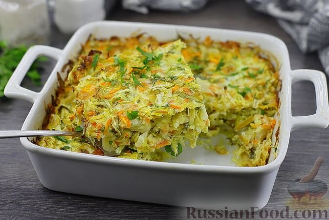 Запеканка из макарон с курицей и овощами в мультиварке