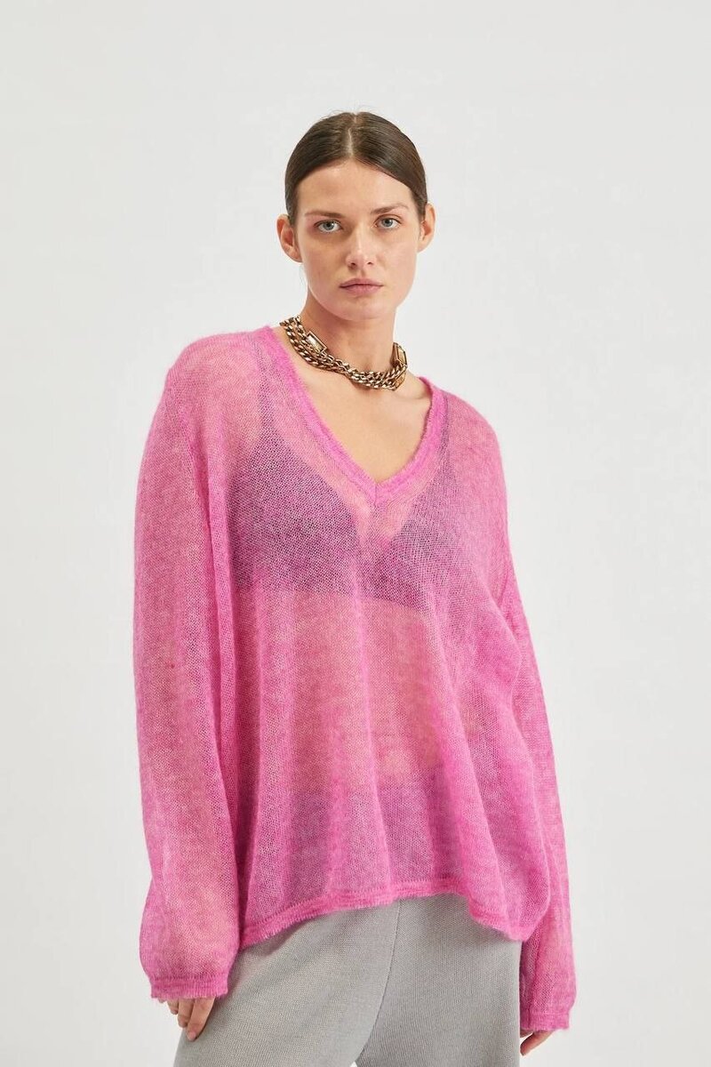 Мохеровый свитер LYNA+