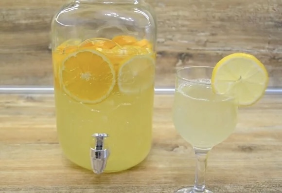 Спасаемся от жары! Утоляем жажду.  Домашний цитрусовый освежающий лимонад.