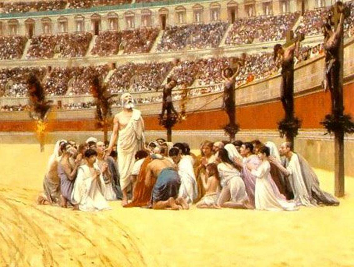 Οι Ρωμαίοι Χριστιανοί πεθαίνουν ως μάρτυρες