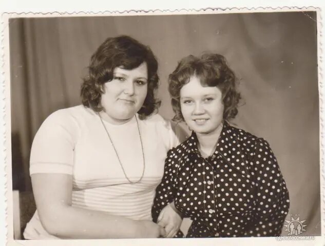 Это мы с Ковальской в 16 лет