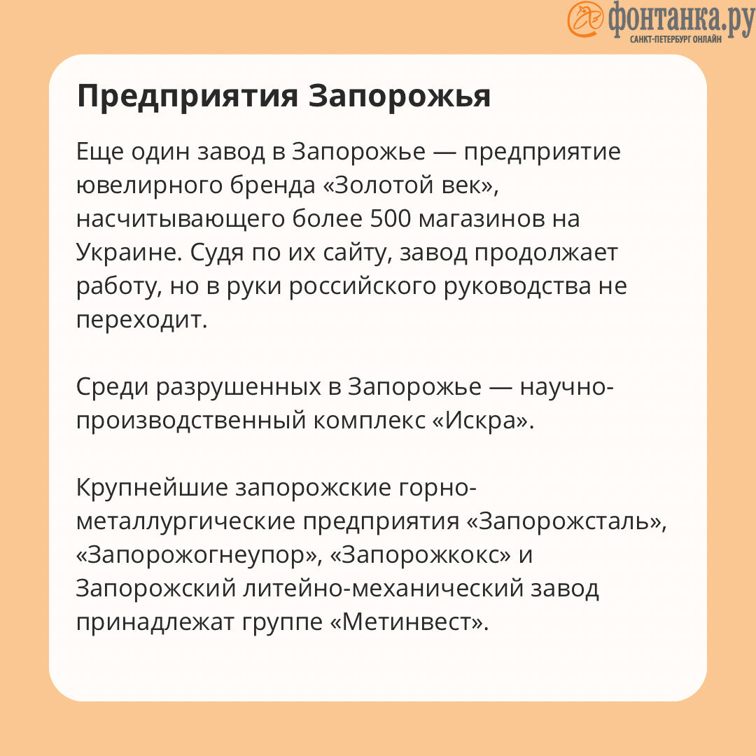 Карта запорожской области под контролем россии