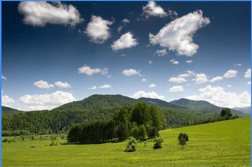 Горный  Алтай.  окрестности  д. Салганда