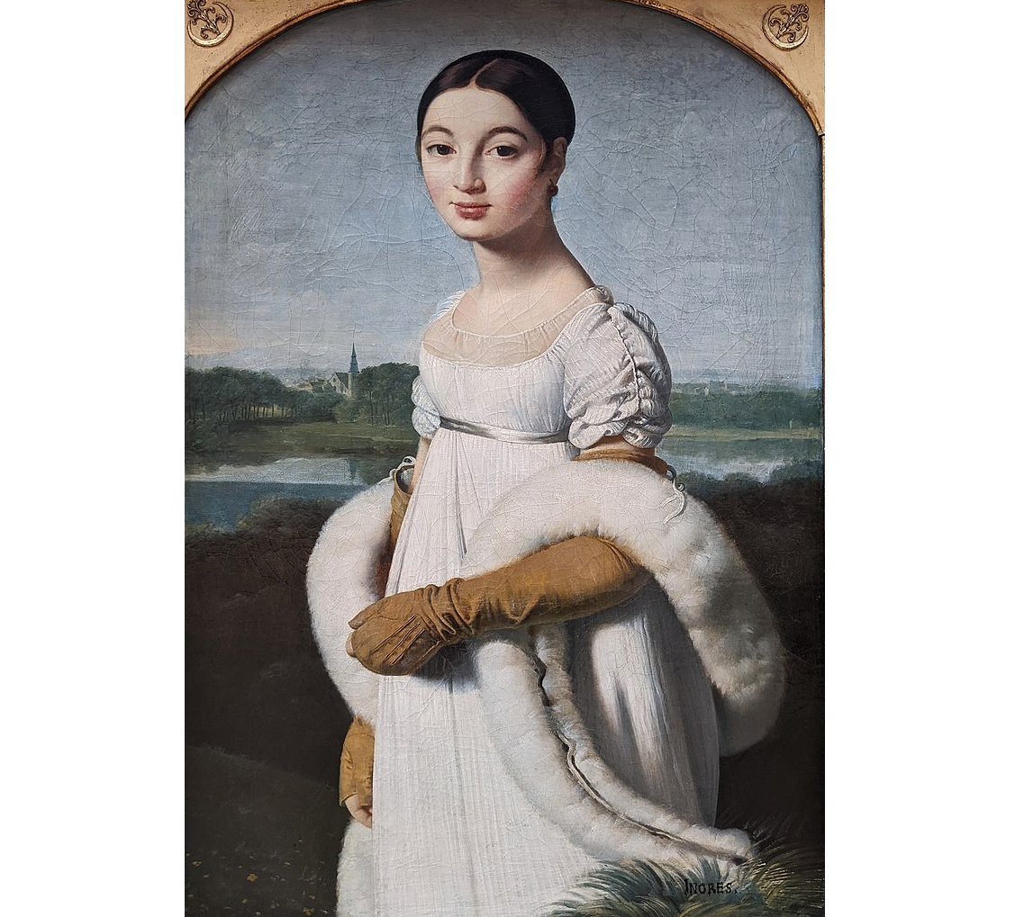 Портрет мадемуазель Ривьер, Жан-Огюст-Доминик Энгр, 1805. (с) Из коллекции Лувра