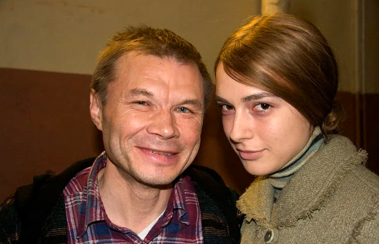 С дочерью Александрой