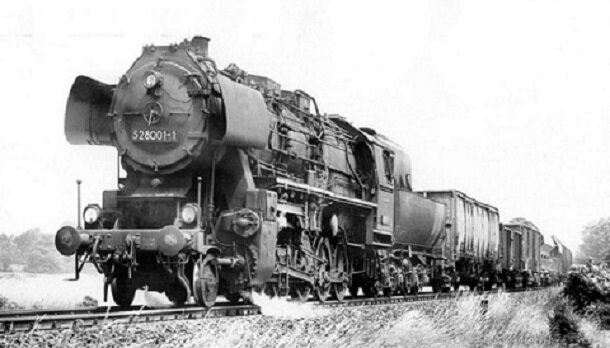 Немецкий эрзац-паровоз для снабжения солдат вермахта на Восточном ...