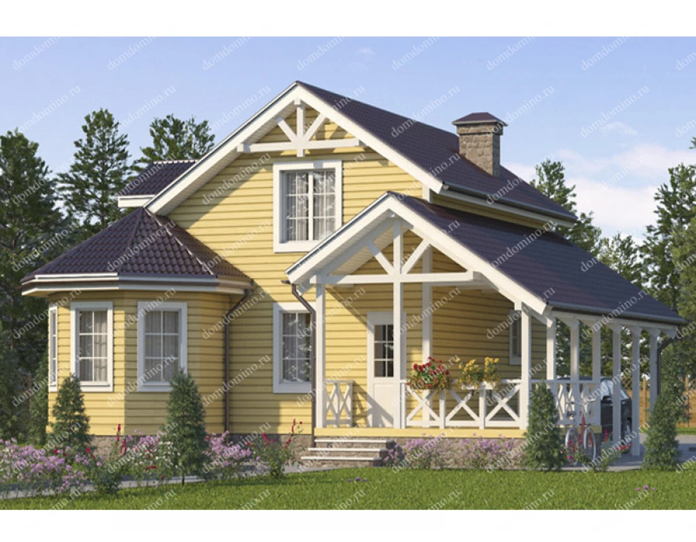 Наш проект каркасный дом «КУПРИН» 