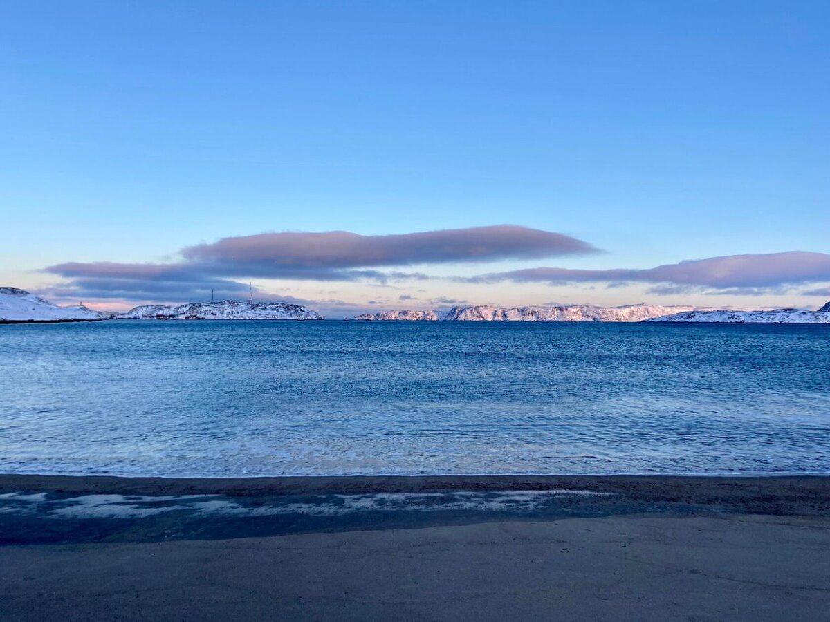 Пляж в Териберке