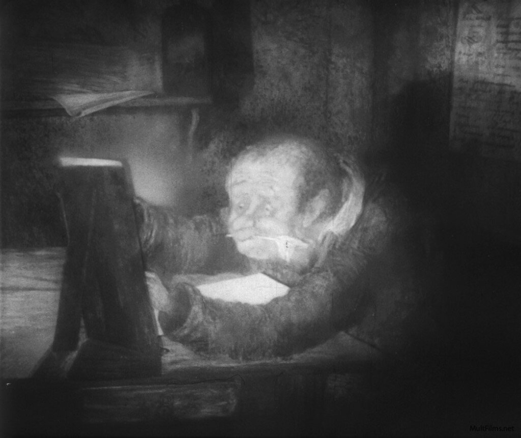 Кадр из опубликованного отрывка «Шинели»