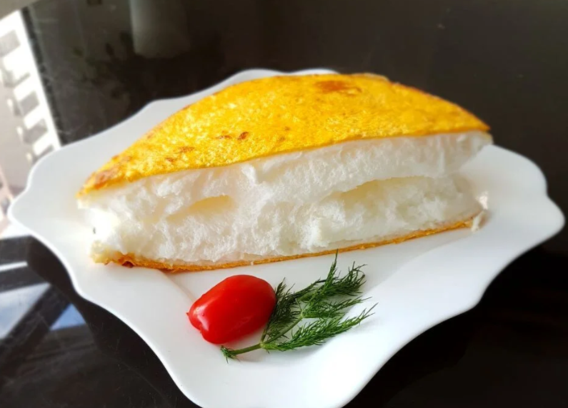 Пышный омлет "Пуляр" на сковороде