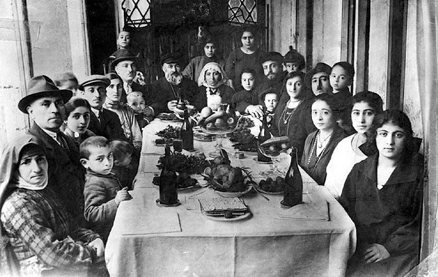 Пасхальный седер. Тбилиси, 1924 год © Beit Hatfutsot