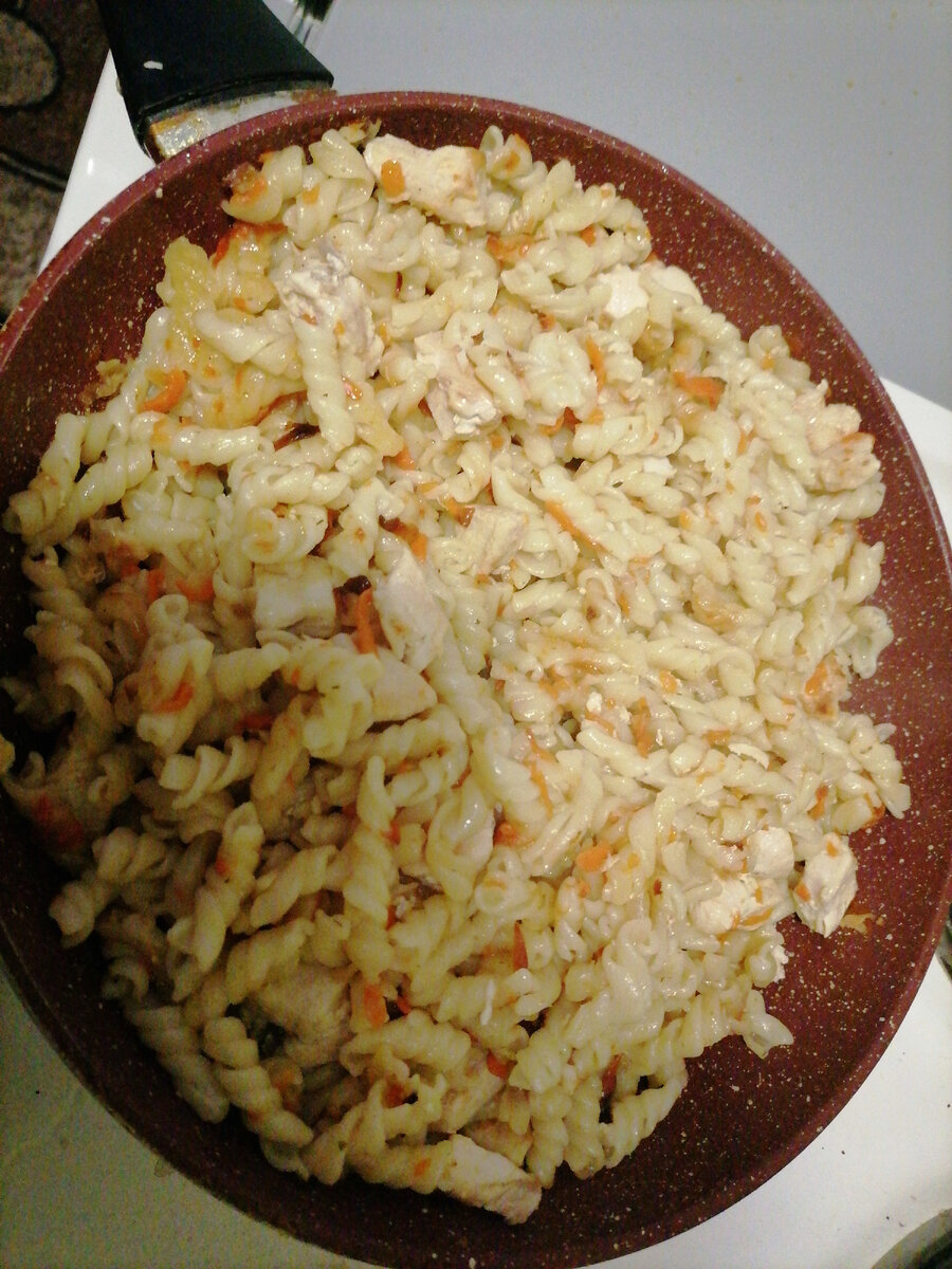 Курица с лапшой 