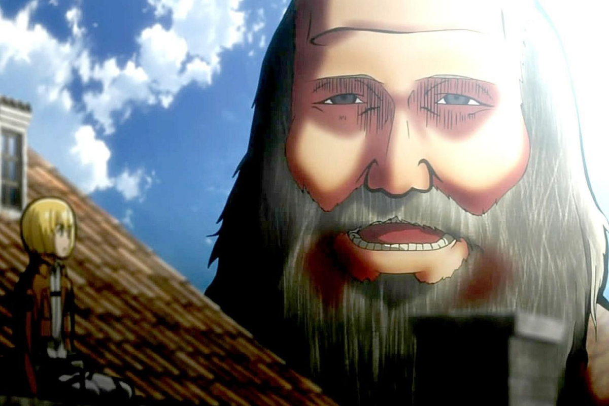 Кадр из аниме "Атака титанов"