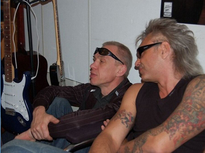     С Константином Кинчевым.