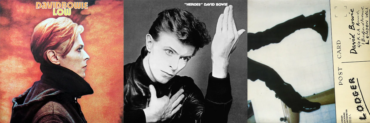 Обложки альбомов из Berlin Trilogy