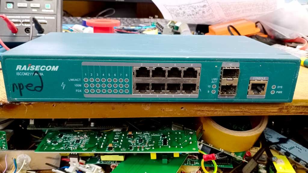 Ремонт управляемого коммутатора Raisecom ISCOM2110A-MA | Radio-любитель ...