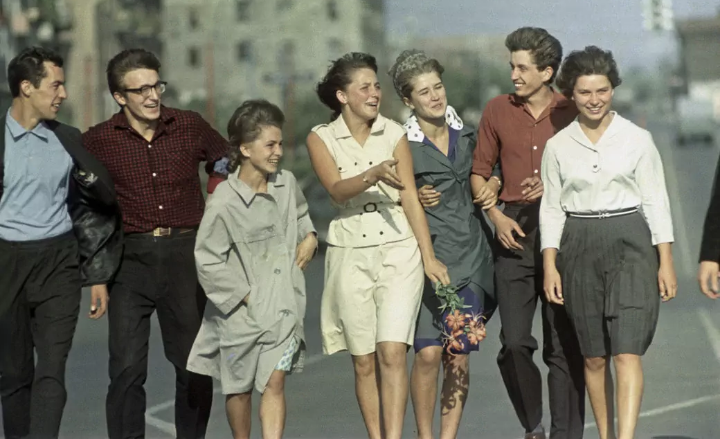 Молодые жители Омска, 1966 год / Д.Д. Ухтомский / pastvu.com 