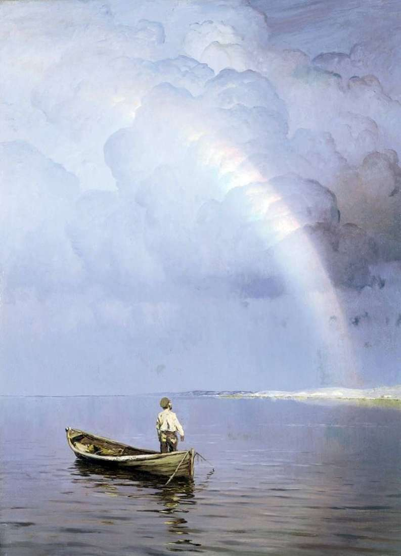 Радуга. Картина Николая Дубровского. 1892 год